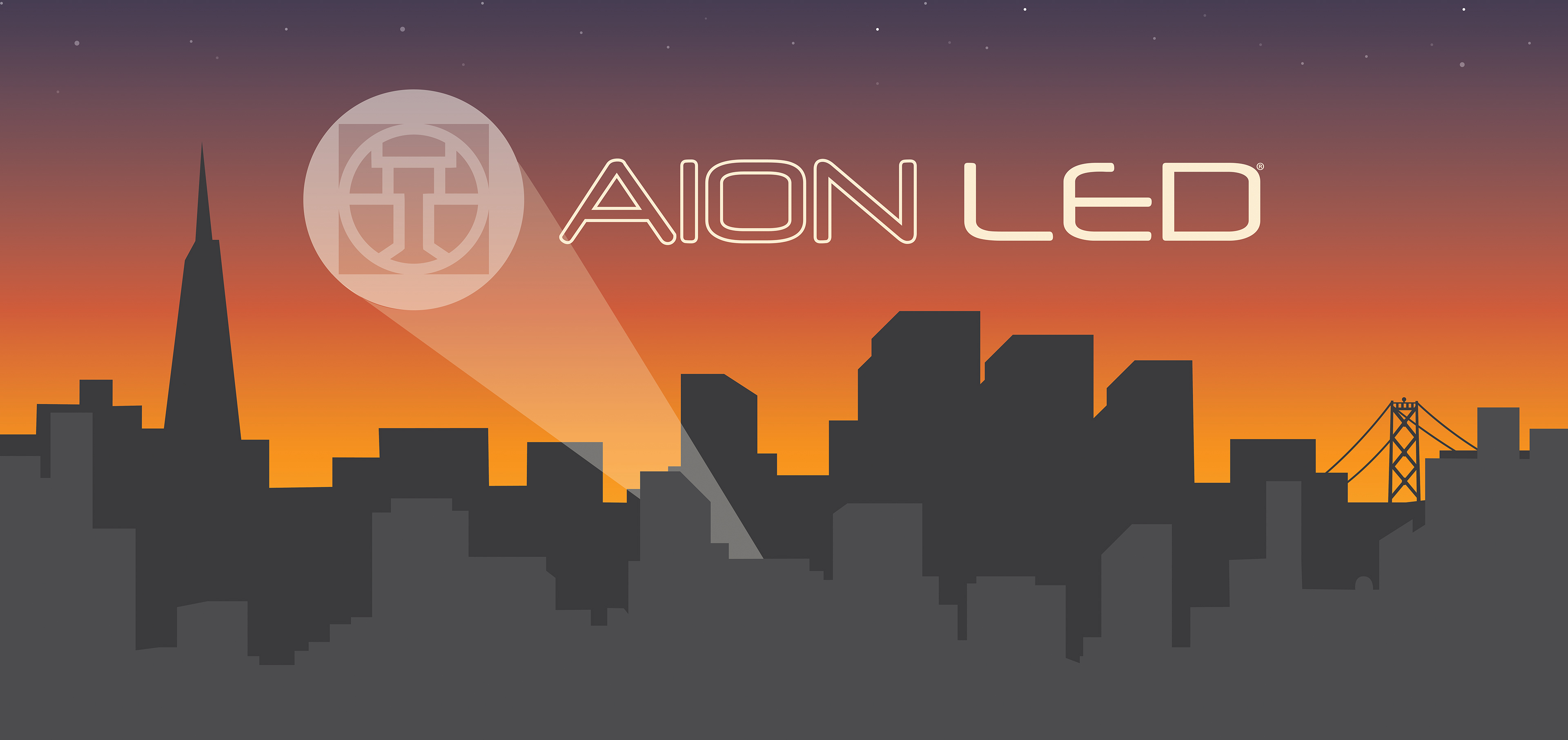 Aion LED SF Skyline Banner